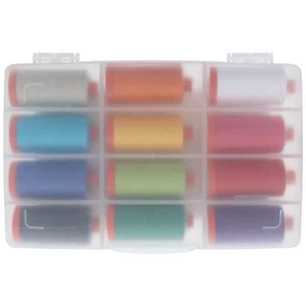Aurifil 50wt Basically Patrick Thread Collection (12 Spools) For Sale - Image 3