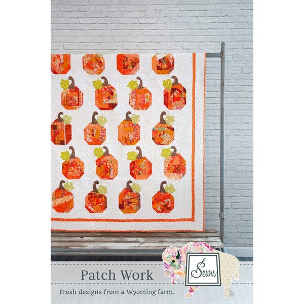 Patch Work Pumpkin Quilt Pattern For Sale - Image 4