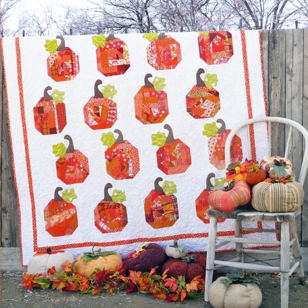 Patch Work Pumpkin Quilt Pattern For Sale