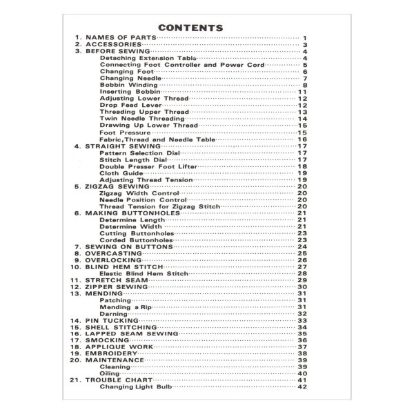 White 1210 Instruction Manual Discount - Image 2