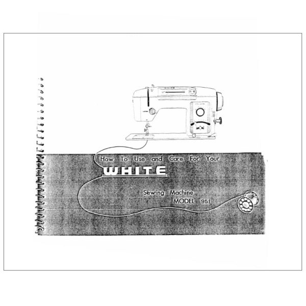 White 951 Instruction Manual Online Sale