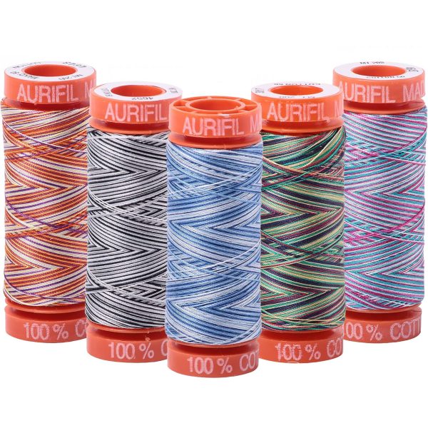 Aurifil 50wt Mako Cotton Variegated Thread (220yds) Sale - Image 2