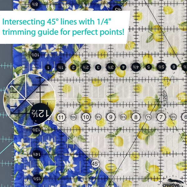 Creative Grids, Big Easy Quilt Ruler 12-1 2  x 24-1 2  For Cheap - Image 2